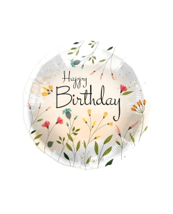 18/45cm Happy Bday Campo Flores