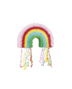 Piñata Plana Forma Arcoiris 51X33cm