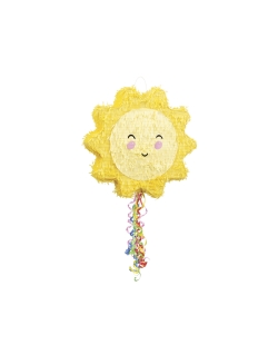 Piñata Plana Tirar Forma Sol 45X43cm