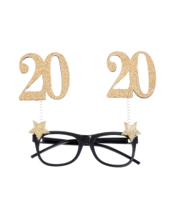 Gafas Numero 20 Oro 15X16cm Plastico ***OFERTA DTO NO ACUMULABLE