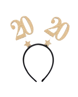 Diademas Numero 20 Oro 21X25cm Plastico ***OFERTA DTO NO ACUMULABLE