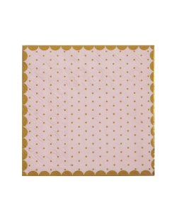Servilletas Puntos Rosa 25 X 25cm Papel 3 Capas ***OFERTA DTO NO ACUMULABLE