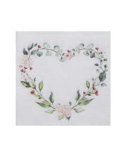 Servilletas Boda Verde 33 X 33cm Papel 3 Capas ***OFERTA DTO NO ACUMULABLE