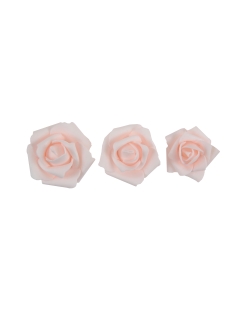 Deco Mesa Confeti Rosas 5, 5.5 Y 7cm Polietieno ***OFERTA DTO NO ACUMULABLE