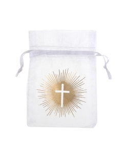 Bolsas Ceremonia Oro 7.5 X 10cm T.Organza ***OFERTA DTO NO ACUMULABLE