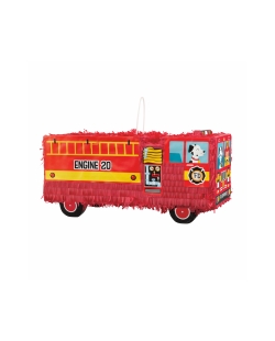 Piñata 3D Camion Bomberos 48X24cm