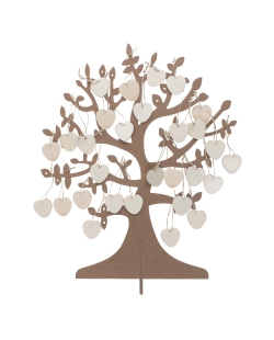 Deco Arbol Deseos 48 X 40cm Madera ***OFERTA DTO NO ACUMULABLE