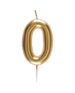 Vela Oro Numero 0 4X9cm Parafina Y Plastico ***OFERTA DTO NO ACUMULABLE