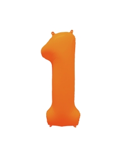 Rm Forma Numero 1 Naranja Neon 86X70cm ***OFERTA DTO NO ACUMULABLE