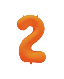 Rm Forma Numero 2 Naranja Neon 86X70cm ***OFERTA DTO NO ACUMULABLE