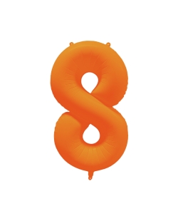 Rm Forma Numero 8 Naranja Neon 86X70cm ***OFERTA DTO NO ACUMULABLE
