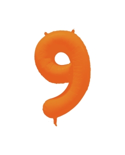 Rm Forma Numero 9 Naranja Neon 86X70cm ***OFERTA DTO NO ACUMULABLE