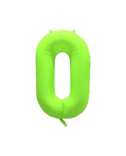 Rm Forma Numero 0 Verde Neon 86X70cm ***OFERTA DTO NO ACUMULABLE
