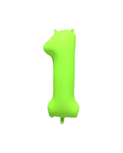 Rm Forma Numero 1 Verde Neon 86X70cm ***OFERTA DTO NO ACUMULABLE