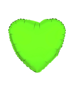18/43cm Corazon Verde Neon ***OFERTA DTO NO ACUMULABLE