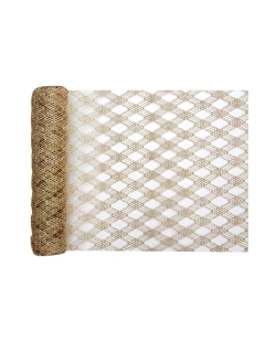 Camino Mesa Lure X Oro 28cm X 3m Poliester ***OFERTA DTO NO ACUMULABLE