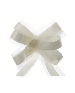 Lazo Facil Tul Marfil 5cm Poliprop. Y Poliester ***OFERTA DTO NO ACUMULABLE