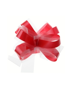 Lazo Facil Tul Rojo 5cm Poliprop. Y Poliester ***OFERTA DTO NO ACUMULABLE