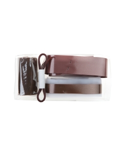 Kit Lazo Coche Chocolate 26 X 12 X 5cm Tejido No Tejd. Poliester Y Poliprop. ***OFERTA DTO NO ACUMULABLE