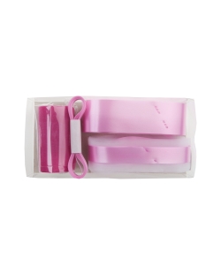 Kit Lazo Coche Fucsia 26 X 12 X 5cm Tejido No Tejd. Poliester Y Poliprop. ***OFERTA DTO NO ACUMULABLE