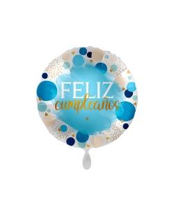 17/43CM FELIZ CUMPLEA&Ntilde;OS AZUL ***OFERTA DTO NO ACUMULABLE