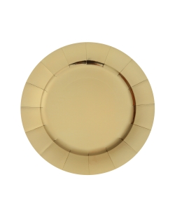 Bajoplato Mtl Oro 33cm Carton ***OFERTA DTO NO ACUMULABLE