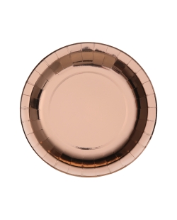 Plato Mtl Rosa 26cm Carton ***OFERTA DTO NO ACUMULABLE