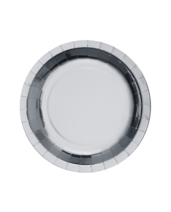 Plato Mtl Plata 26cm Carton ***OFERTA DTO NO ACUMULABLE