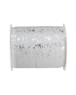 Cinta Rizo Destellos Blanca 10mm x 25m polipropileno ***OFERTA DTO NO ACUMULABLE