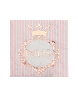 Servilletas Princesa Rosa 25 X 25cm Papel 3 Capas ***OFERTA DTO NO ACUMULABLE