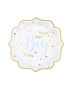 Platos Niño Boy 21 X 21cm Carton ***OFERTA DTO NO ACUMULABLE