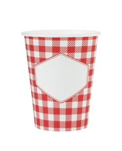 Vasos Vichy Rojo 7.8X9.7cm 27cl Carton ***OFERTA DTO NO ACUMULABLE
