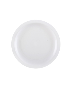 Plato Reutilizable 18cm Blanco Polipropileno ***OFERTA DTO NO ACUMULABLE