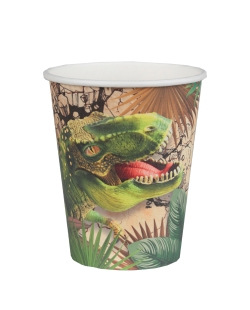 Vasos Dinosaurio 7.8X9.7cm 27cl Carton ***OFERTA DTO NO ACUMULABLE