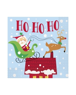 Servilletas 33X33 Santa Color