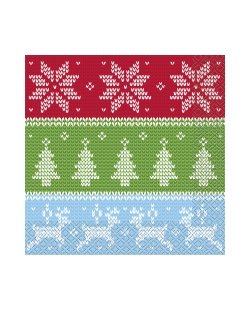 Servilletas 33X33cm Navidad