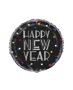 18/46cm H. New Year Puntos Neon Pkg