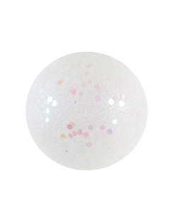 Confeti Bola Lentejuelas Blanco 1cm Poliestireno ***OFERTA DTO NO ACUMULABLE