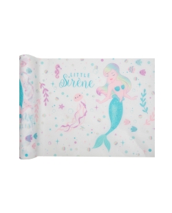 Camino Mesa Sirena Iridiscente 30cm X 5m Tejido No Tejido Poliester ***OFERTA DTO NO ACUMULABLE