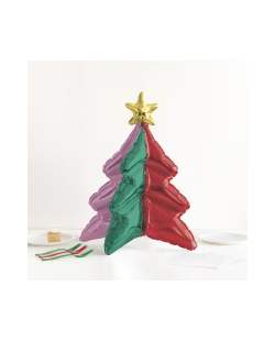 For Pie 3D Arbol Navidad Color 55,9cm
