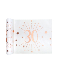 Camino Mesa Numero 30 Rosa 30cm X 5m Tejido No Tejido Poliester ***OFERTA DTO NO ACUMULABLE