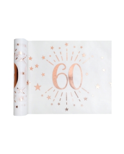 Camino Mesa Numero 60 Rosa 30cm X 5m Tejido No Tejido Poliester ***OFERTA DTO NO ACUMULABLE