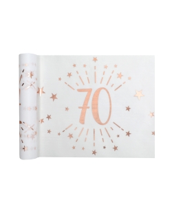 Camino Mesa Numero 70 Rosa 30cm X 5m Tejido No Tejido Poliester ***OFERTA DTO NO ACUMULABLE