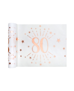 Camino Mesa Numero 80 Rosa 30cm X 5m Tejido No Tejido Poliester ***OFERTA DTO NO ACUMULABLE