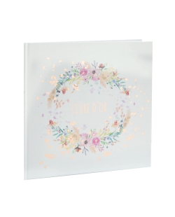 Libro Firmas Boda Floral24 X 24cm 20Pag. Papel ***OFERTA DTO NO ACUMULABLE