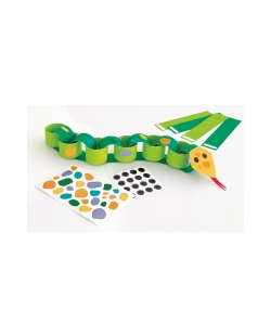 Kit Manualidad Cadena Serpiente Papel 4Pers.