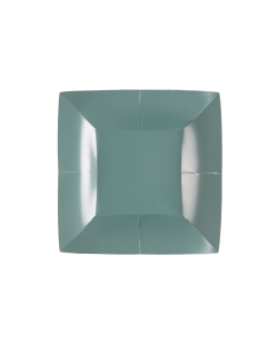 Platos cuadrado peque&ntilde;o Eucalipto 18x18cm fibra natural 290gr/m2 ***OFERTA DTO NO ACUMULABLE