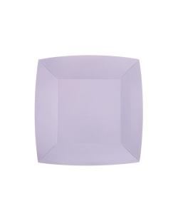 Platos cuadrado peque&ntilde;o Violeta 18x18cm fibra natural 290gr/m2 ***OFERTA DTO NO ACUMULABLE