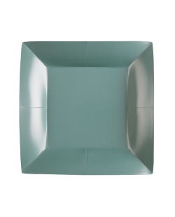 Platos cuadrado grande Eucalipto 23x23cm fibra natural 290gr/m2 ***OFERTA DTO NO ACUMULABLE