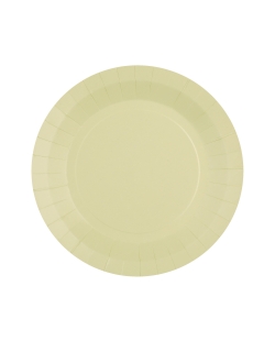 Platos redondo grande Champan 22.5cm fibra natural 290gr/m2 ***OFERTA DTO NO ACUMULABLE